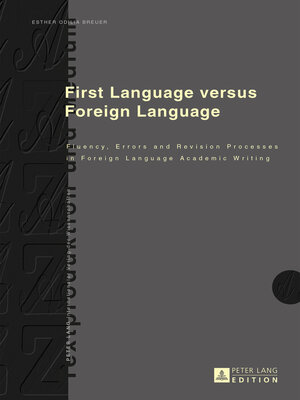 cover image of First Language versus Foreign Language